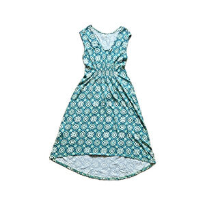 Eddie Bauer Womens Dress S Multi-color Geometric Fairy Festival Beachy Summer